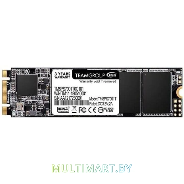 SSD диск Team MS30 1TB (TM8PS7001T0C101)